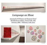 "Language as Muse" at Brickbottom Gallery
